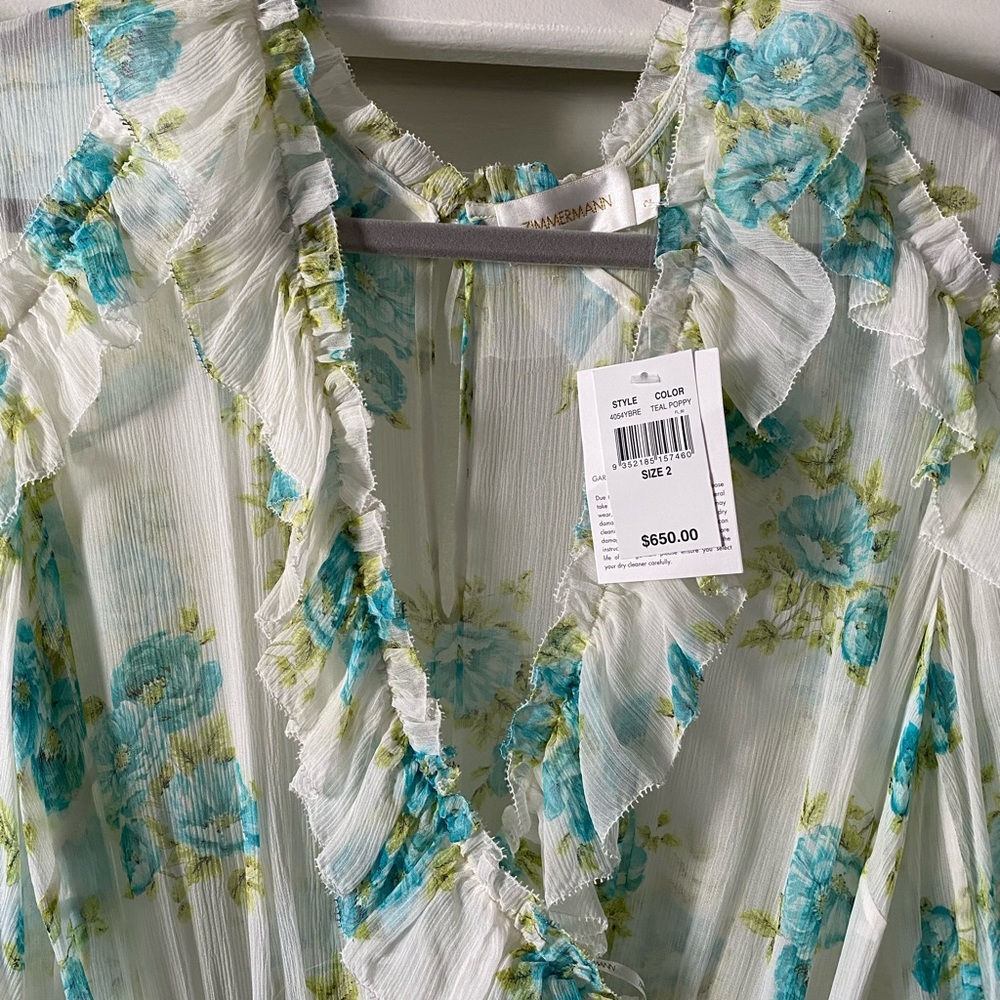 Zimmerman silk floral romper/playsuit - Picture 3 of 4
